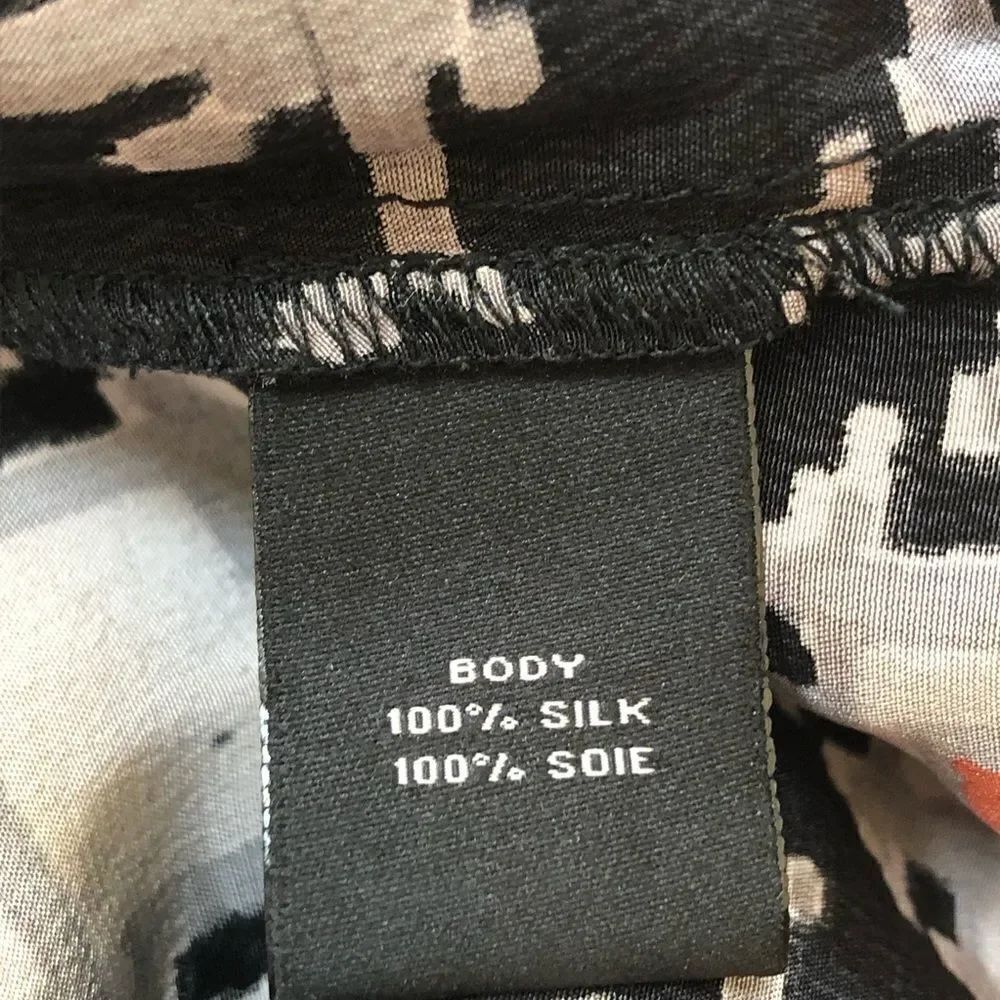 Ella Moss Silk Aztec Print Top - Picture 4 of 5